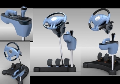 可以學車還可以用來玩游戲的模擬駕駛器_辦公、文教_世界工廠網中國產品信息庫